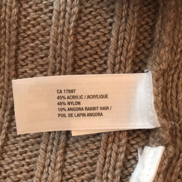 Gap Angora Blend Deep V Neck Long Sleeve Sweater - Picture 8 of 11